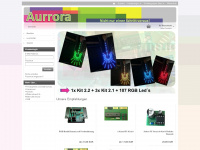 aurrora.de Webseite Vorschau