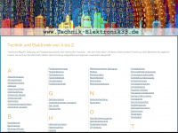 technik-elektronik33.de Webseite Vorschau