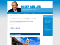 josef-miller.de Webseite Vorschau