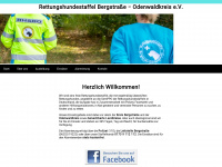 rettungshunde-bergstrasse.de Webseite Vorschau