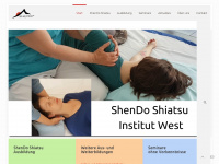 shendo-shiatsu-west.de Webseite Vorschau