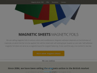 magnetic-foils.com Webseite Vorschau