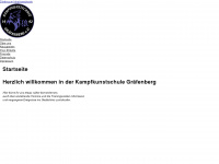 kampfkunstschule-graefenberg.de Webseite Vorschau