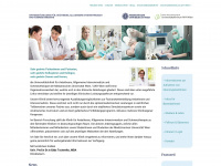 anaesthesie.meduniwien.ac.at Webseite Vorschau