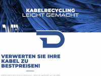 dinter-kabelrecycling.de Webseite Vorschau