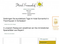 sonnenhof-thannhausen.de Webseite Vorschau