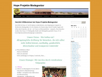 hope-projekte-madagaskar.org Webseite Vorschau