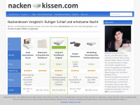 nacken-kissen.com Webseite Vorschau