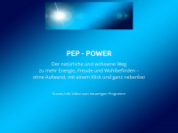 peppower.ch Webseite Vorschau