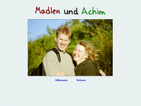 madlen-und-achim.de Webseite Vorschau