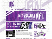 vfl-fanabteilung.de Webseite Vorschau