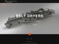 belt-dryer.com Webseite Vorschau