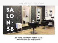 salon38.at Webseite Vorschau