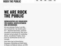 rockthepublic.com Webseite Vorschau