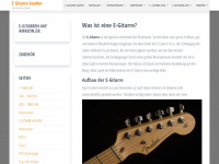e-gitarre-kaufen365.de Webseite Vorschau