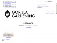 gorilla-gardening.ch Webseite Vorschau