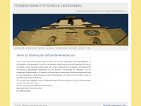 foerderverein-stiftskirche-herrenberg.de Webseite Vorschau