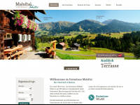 ferienhaus-mahdtal.at Webseite Vorschau