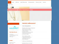 hausarzt-lage.de Webseite Vorschau