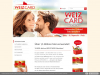 weizcard.at Webseite Vorschau