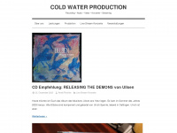 cold-water-production.com Webseite Vorschau
