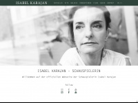 isabelkarajan.com Webseite Vorschau
