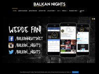 balkannights.net Webseite Vorschau