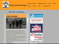 kultur-deitingen.ch Webseite Vorschau