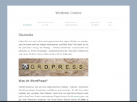 wordpress-creative.de Webseite Vorschau