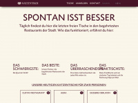 katzentisch.ch Webseite Vorschau
