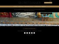 secretdinner.ch Webseite Vorschau