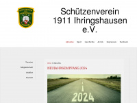schuetzenverein-ihringshausen.de Webseite Vorschau