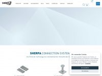 sherpa-connector.com Webseite Vorschau