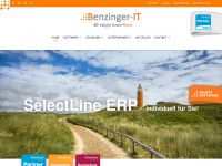 benzinger-it.com Webseite Vorschau