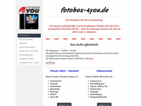 fotobox-4you.de Webseite Vorschau