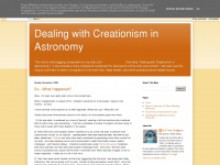 dealingwithcreationisminastronomy.blogspot.com Webseite Vorschau