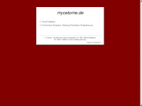 mycetome.de Webseite Vorschau