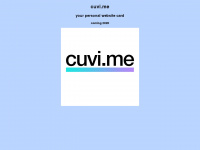 cuvi.me Webseite Vorschau