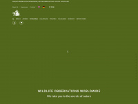 wildlifeobservationsworldwide.com Webseite Vorschau