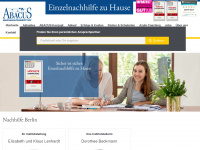 berlin.abacus-nachhilfe.de Webseite Vorschau