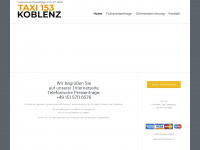 taxi153-koblenz.de Webseite Vorschau