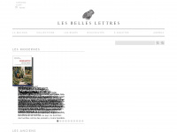 lesbelleslettres.com Webseite Vorschau