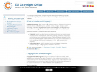 eucopyright.com Webseite Vorschau