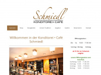 cafeschmiedl.de Webseite Vorschau