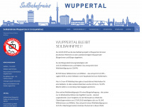 seilbahnfreies-wuppertal.de Webseite Vorschau