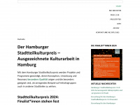 stadtteilkulturpreis.de Webseite Vorschau