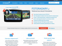 fotoradary.pl Webseite Vorschau