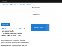 sandstrahlen-stockerau.at Webseite Vorschau