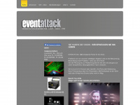 eventattack.ch Webseite Vorschau