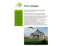 park-uebigau.de Webseite Vorschau
